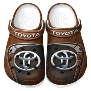 Toyota Crocs Sandals For Men Women, Gift For Toyota Fan CAR177031425555 - Brown