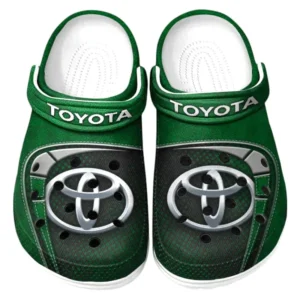 Toyota Crocs Sandals For Men Women, Gift For Toyota Fan CAR177031425555 - Green