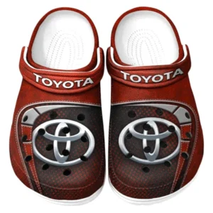 Toyota Crocs Sandals For Men Women, Gift For Toyota Fan CAR177031425555 - Red