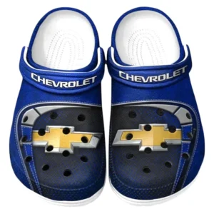 Chevrolet Crocs Sandals For Men Women, Gift For Chevrolet Fan CAR177031425556 - Blue