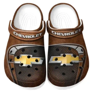 Chevrolet Crocs Sandals For Men Women, Gift For Chevrolet Fan CAR177031425556 - Brown