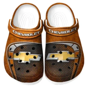 Chevrolet Crocs Sandals For Men Women, Gift For Chevrolet Fan CAR177031425556 - Orange