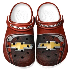 Chevrolet Crocs Sandals For Men Women, Gift For Chevrolet Fan CAR177031425556 - Red