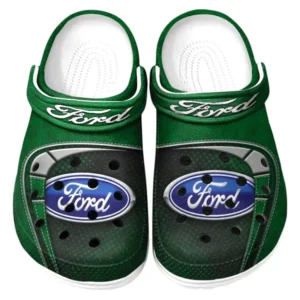 Ford Crocs Sandals For Men Women, Gift For Ford Fan CAR177031425557 - Green