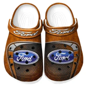 Ford Crocs Sandals For Men Women, Gift For Ford Fan CAR177031425557 - Orange
