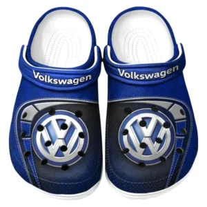 Volkswagen Crocs Sandals For Men Women, Gift For Volkswagen Fan CAR177031425558 - Blue