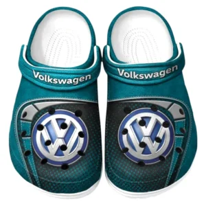Volkswagen Crocs Sandals For Men Women, Gift For Volkswagen Fan CAR177031425558 - Cyan