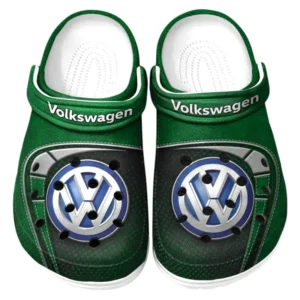 Volkswagen Crocs Sandals For Men Women, Gift For Volkswagen Fan CAR177031425558 - Green