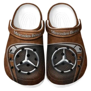 Mercedes Benz Crocs Sandals For Men Women, Gift For Mercedes Benz Fan CAR177031425559 - Brown