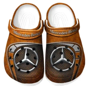 Mercedes Benz Crocs Sandals For Men Women, Gift For Mercedes Benz Fan CAR177031425559 - Orange