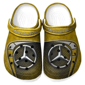Mercedes Benz Crocs Sandals For Men Women, Gift For Mercedes Benz Fan CAR177031425559 - Yellow