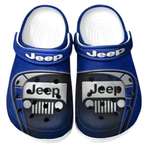 Jeep Crocs Sandals For Men Women, Gift For Jeep Fan CAR177031425560 - Blue