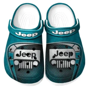 Jeep Crocs Sandals For Men Women, Gift For Jeep Fan CAR177031425560 - Cyan