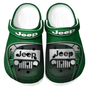 Jeep Crocs Sandals For Men Women, Gift For Jeep Fan CAR177031425560 - Green