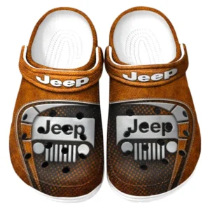 Jeep Crocs Sandals For Men Women, Gift For Jeep Fan CAR177031425560 - Orange