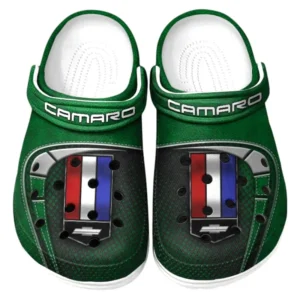 Chevrolet Camaro Crocs Sandals For Men Women, Gift For Chevrolet Camaro Fan CAR177031425563 - Green