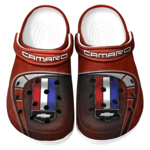 Chevrolet Camaro Crocs Sandals For Men Women, Gift For Chevrolet Camaro Fan CAR177031425563 - Red