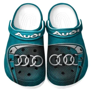 Audi Crocs Sandals For Men Women, Gift For Audi Fan CAR177031425564 - Cyan