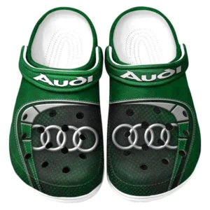Audi Crocs Sandals For Men Women, Gift For Audi Fan CAR177031425564 - Green