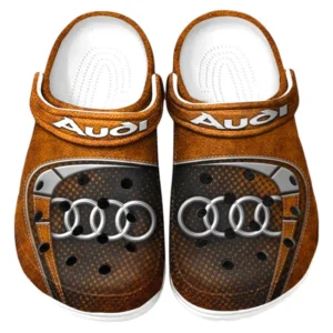 Audi Crocs Sandals For Men Women, Gift For Audi Fan CAR177031425564 - Orange