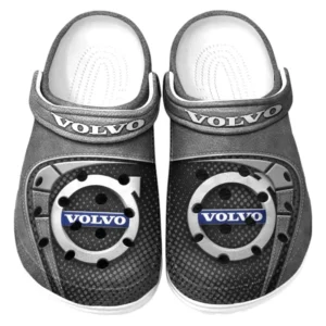 Volvo Crocs Sandals For Men Women, Gift For Volvo Fan CAR177031425565 - Gray