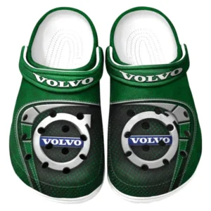 Volvo Crocs Sandals For Men Women, Gift For Volvo Fan CAR177031425565 - Green