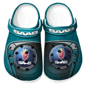 Saab Crocs Sandals For Men Women, Gift For Saab Fan CAR177031425567 - Cyan