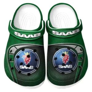 Saab Crocs Sandals For Men Women, Gift For Saab Fan CAR177031425567 - Green