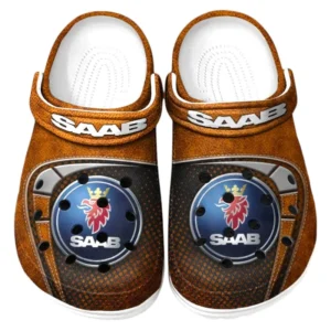 Saab Crocs Sandals For Men Women, Gift For Saab Fan CAR177031425567 - Orange