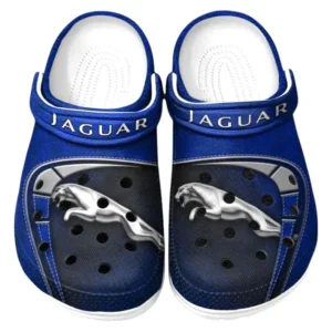 Jaguar Crocs Sandals For Men Women, Gift For Jaguar Fan CAR177031425568 - Blue