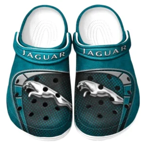 Jaguar Crocs Sandals For Men Women, Gift For Jaguar Fan CAR177031425568 - Cyan
