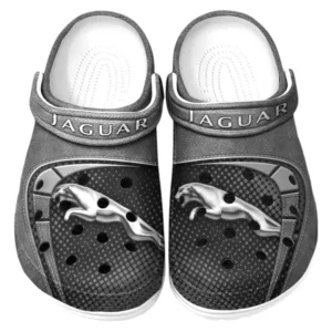 Jaguar Crocs Sandals For Men Women, Gift For Jaguar Fan CAR177031425568 - Gray