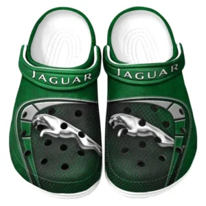 Jaguar Crocs Sandals For Men Women, Gift For Jaguar Fan CAR177031425568 - Green