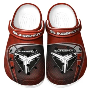 Polaris Slingshot Crocs Sandals For Men Women, Gift For Polaris Slingshot Fan CAR177031425574 - Red