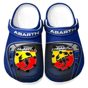 Abarth Crocs Sandals For Men Women, Gift For Abarth Fan CAR177031425575 - Blue
