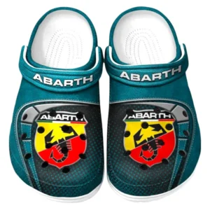 Abarth Crocs Sandals For Men Women, Gift For Abarth Fan CAR177031425575 - Cyan