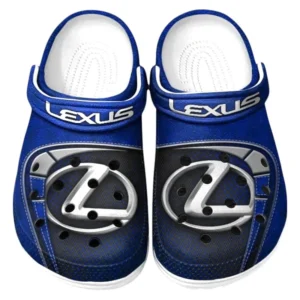 Lexus Crocs Sandals For Men Women, Gift For Lexus Fan CAR177031425576 - Blue