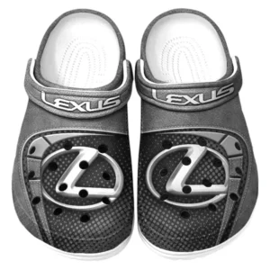 Lexus Crocs Sandals For Men Women, Gift For Lexus Fan CAR177031425576 - Gray