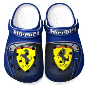 Ferrari Crocs Sandals For Men Women, Gift For Ferrari Fan CAR177031425577 - Blue