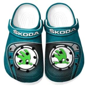 Skoda Crocs Sandals For Men Women, Gift For Skoda Fan CAR177031425578 - Cyan
