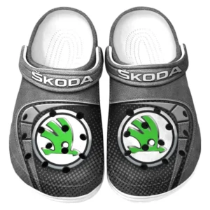 Skoda Crocs Sandals For Men Women, Gift For Skoda Fan CAR177031425578 - Gray