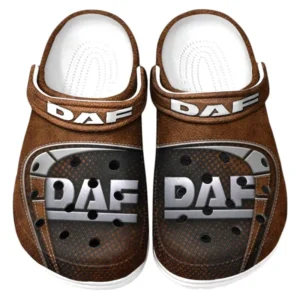 DAF Crocs Sandals For Men Women, Gift For DAF Fan CAR177031425579 - Brown