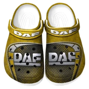 DAF Crocs Sandals For Men Women, Gift For DAF Fan CAR177031425579 - Yellow
