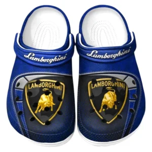Lamborghini Crocs Sandals For Men Women, Gift For Lamborghini Fan CAR177031425581 - Blue