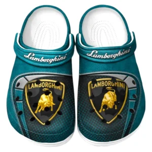 Lamborghini Crocs Sandals For Men Women, Gift For Lamborghini Fan CAR177031425581 - Cyan