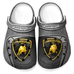 Lamborghini Crocs Sandals For Men Women, Gift For Lamborghini Fan CAR177031425581 - Gray