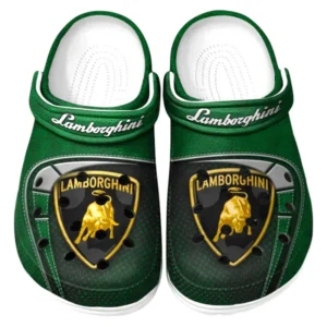 Lamborghini Crocs Sandals For Men Women, Gift For Lamborghini Fan CAR177031425581 - Green