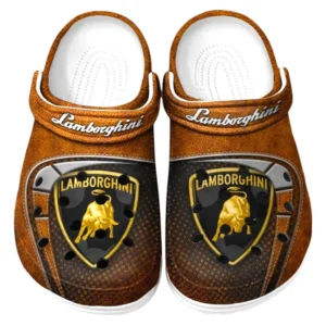 Lamborghini Crocs Sandals For Men Women, Gift For Lamborghini Fan CAR177031425581 - Orange