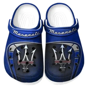 Maserati Crocs Sandals For Men Women, Gift For Maserati Fan CAR177031425582 - Blue