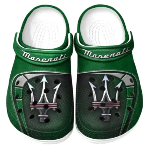 Maserati Crocs Sandals For Men Women, Gift For Maserati Fan CAR177031425582 - Green